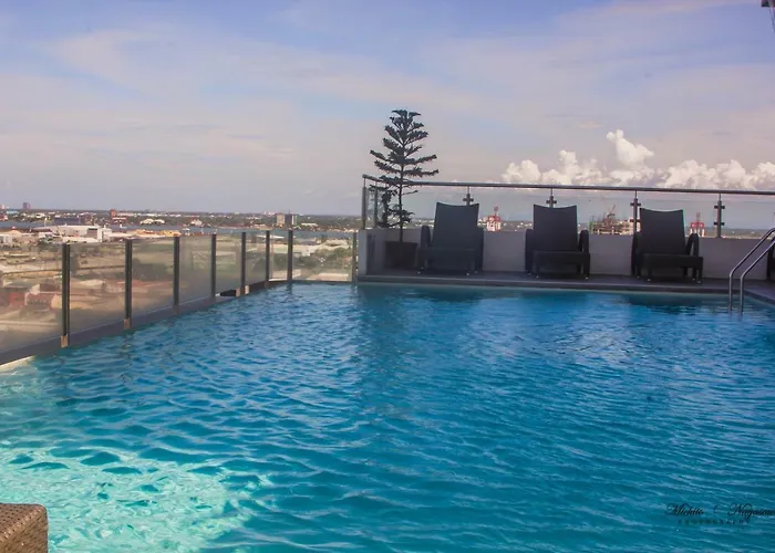 Mabolo Garden Flat A6 With Free Rooftop Pool *